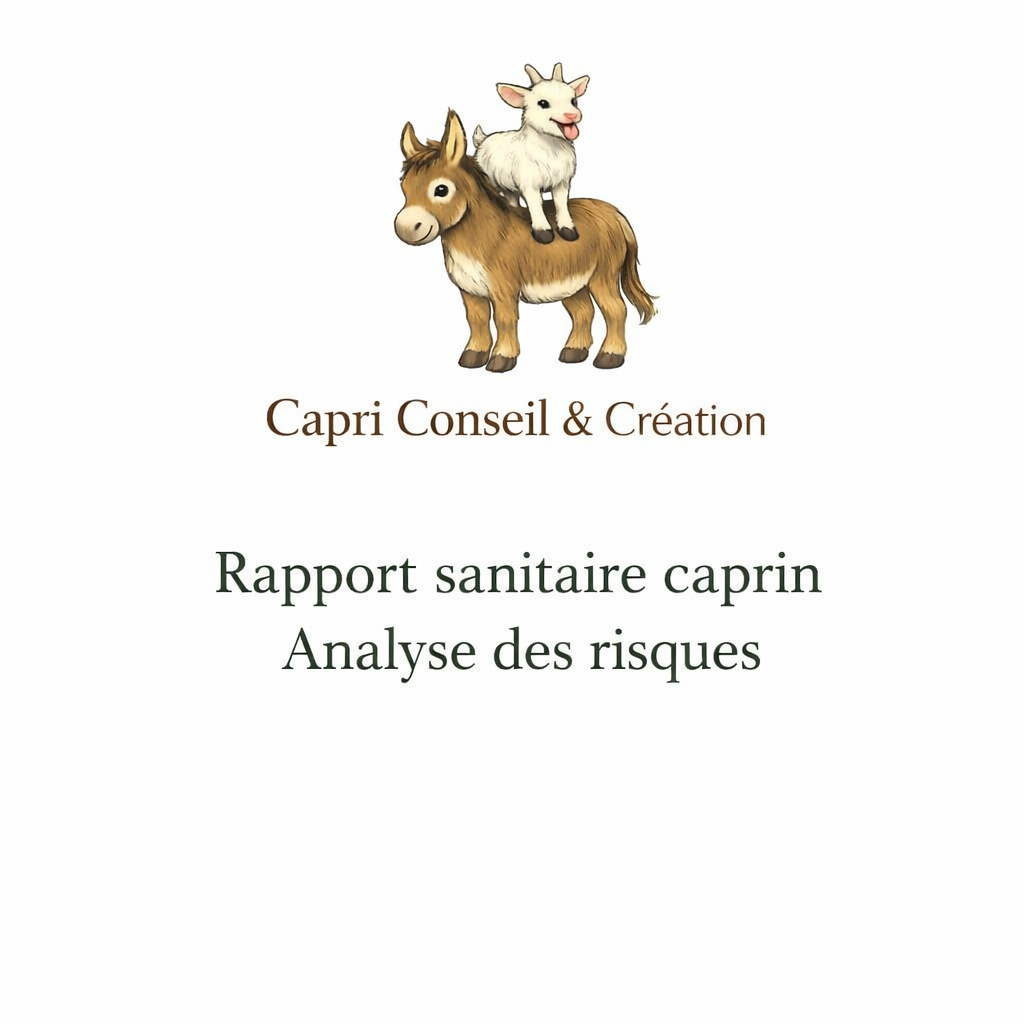 Rapport sanitaire caprin – Analyse des risques - Edition Juin 2026